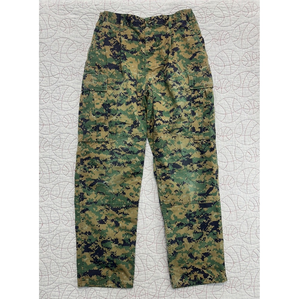 American Apparel Combat Trouser Woodland MARPAT USMC MCCUU Men's Medium Regular